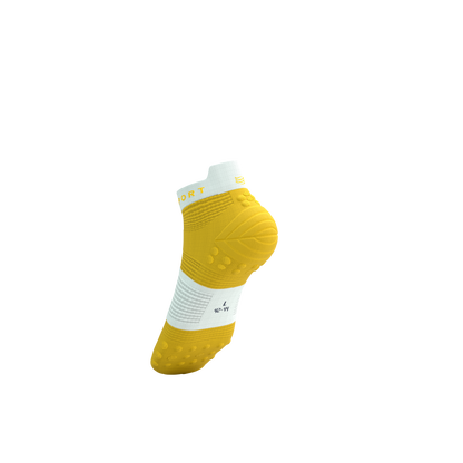 Tất Chạy Bộ Compressport Pro Racing Socks v4.0 Run Low - Vàng Lemon/White