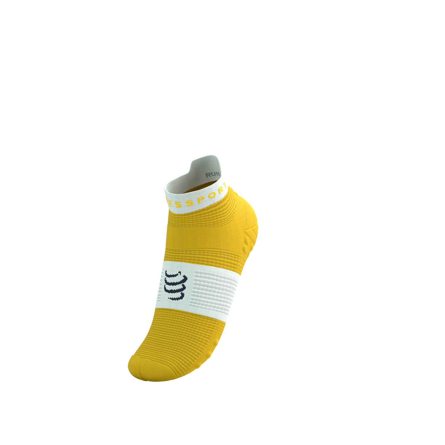 Tất Chạy Bộ Compressport Pro Racing Socks v4.0 Run Low - Vàng Lemon/White