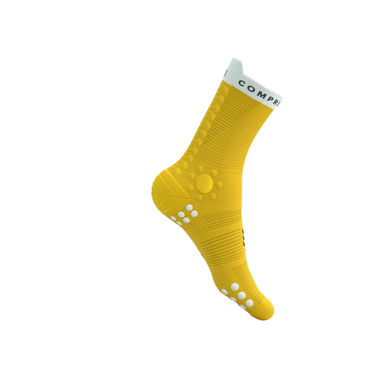 Tất chạy Trail Compressport Pro Racing Socks v4.0 Trail - Vàng Lime/Neon Green