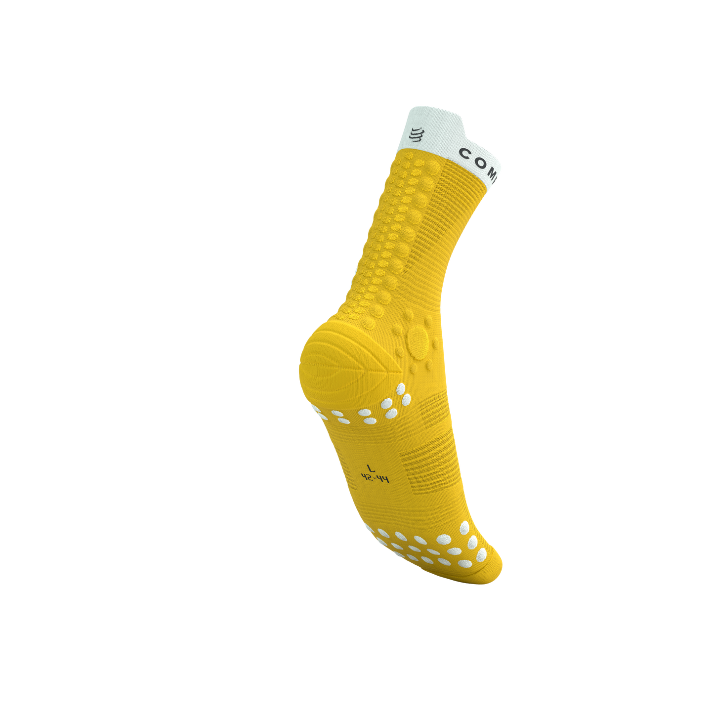 Tất chạy Trail Compressport Pro Racing Socks v4.0 Trail - Vàng Lime/Neon Green
