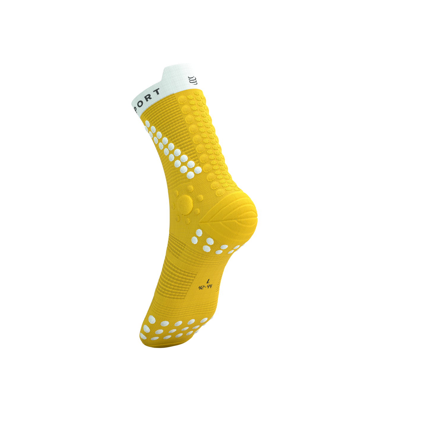Tất chạy Trail Compressport Pro Racing Socks v4.0 Trail - Vàng Lime/Neon Green