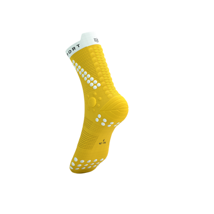 Tất chạy Trail Compressport Pro Racing Socks v4.0 Trail - Vàng Lime/Neon Green
