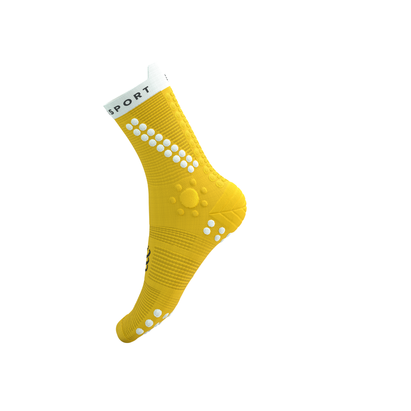 Tất chạy Trail Compressport Pro Racing Socks v4.0 Trail - Vàng Lime/Neon Green