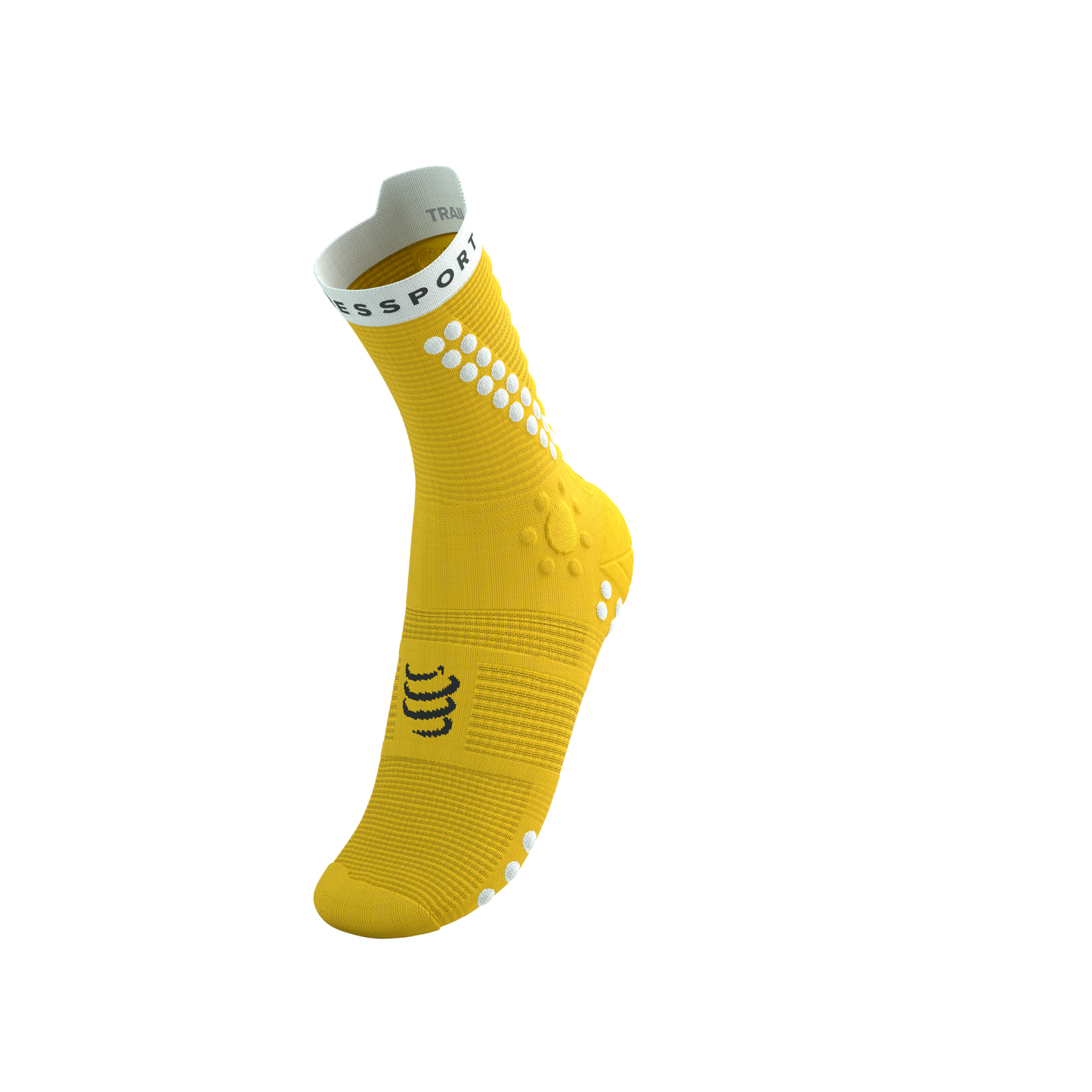 Tất chạy Trail Compressport Pro Racing Socks v4.0 Trail - Vàng Lime/Neon Green