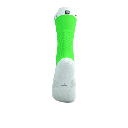 Tất đạp xe Compressport Pro Racing Socks v4.0 Bike - Neon Green/White