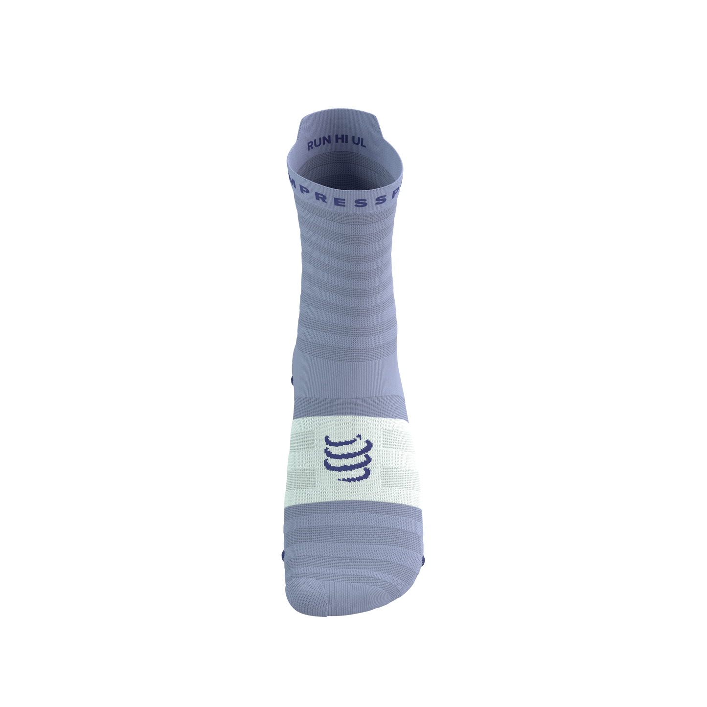 Tất Chạy Bộ Compressport Pro Racing Socks v4.0 Ultralight Run High - Tím Lavender/White