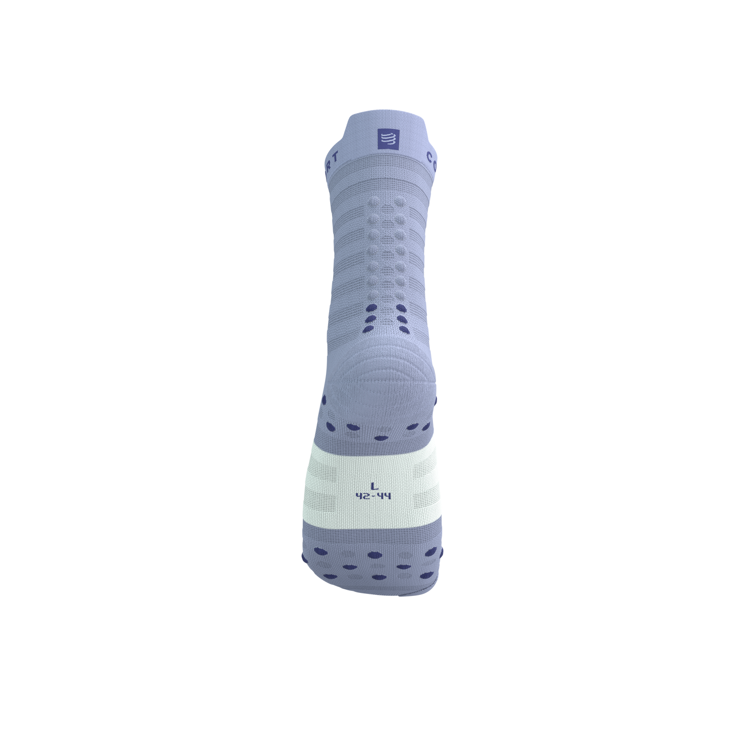 Tất Chạy Bộ Compressport Pro Racing Socks v4.0 Ultralight Run High - Tím Lavender/White