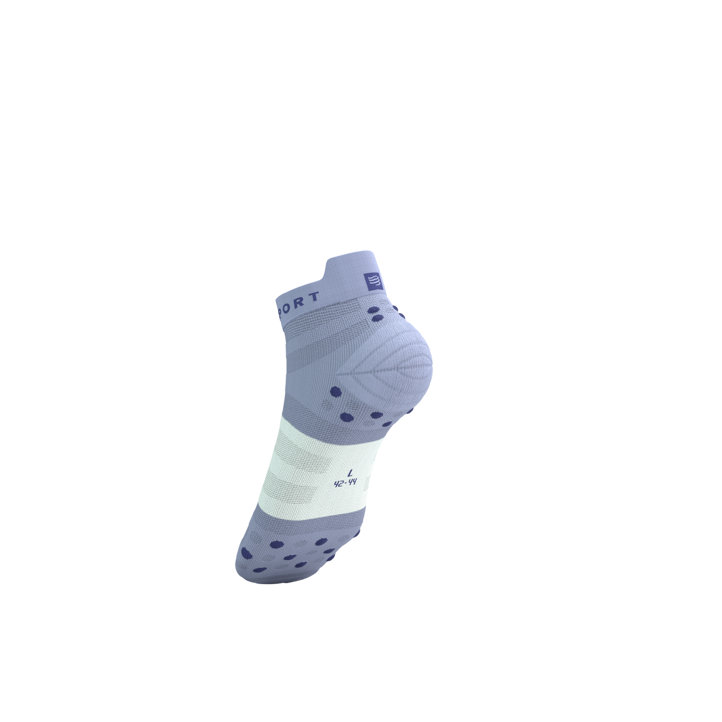 Tất chạy bộ Compressport Pro Racing Socks v4.0 Ultralight - Tím Lavender/White