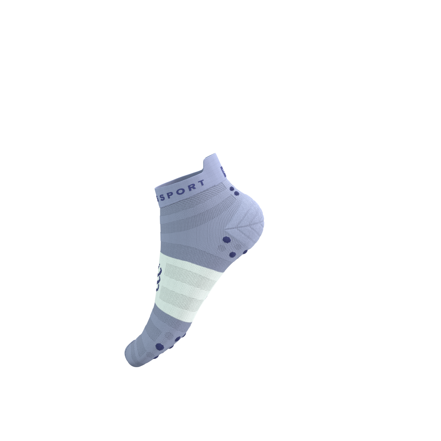 Tất chạy bộ Compressport Pro Racing Socks v4.0 Ultralight - Tím Lavender/White