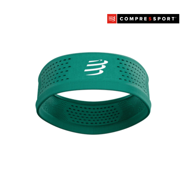 Băng đô thể thao Compressport Thin Headband On/Off - Xanh Shady
