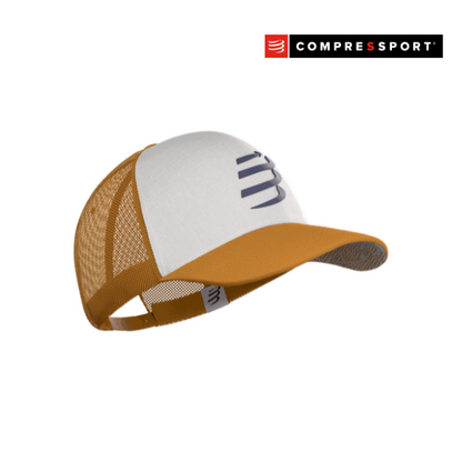 Mũ Chạy Bộ Compressport Trucker Cap - Vàng Sunflower
