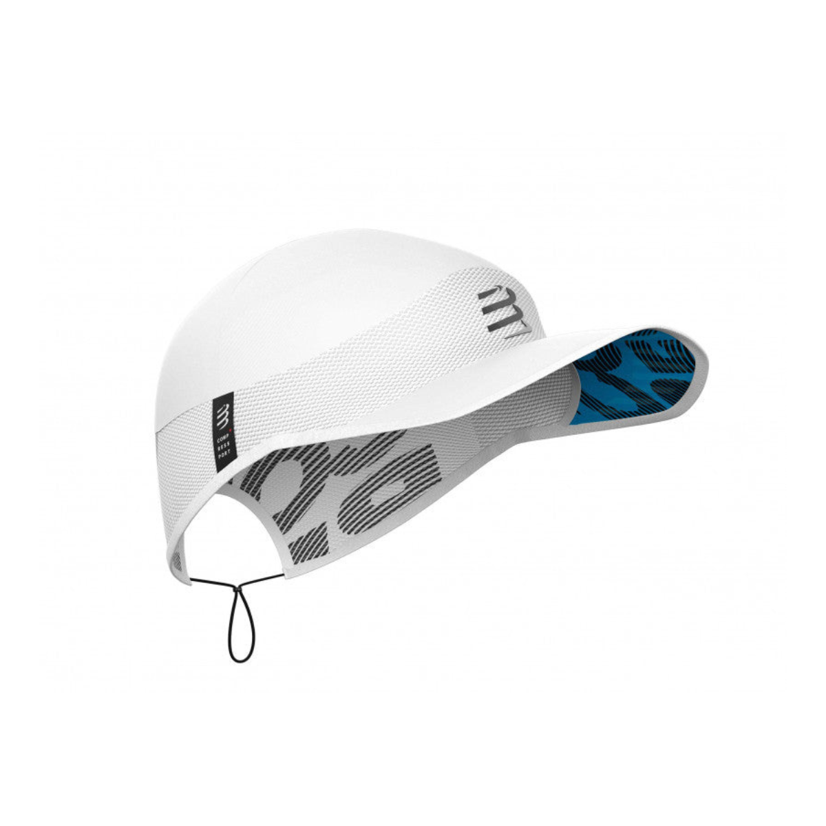 Mũ chạy bộ Compressport Unisex's Pro Racing Cap - Trắng (White)