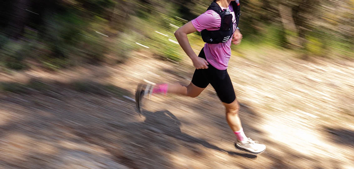 Quần Chạy Trail Nữ Compressport Trail Under Control Short - Đen (Black)