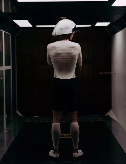 Đồ Ba Môn Nam Compressport Aero Stream SS Trisuit - Trắng/Đen (White/Black)