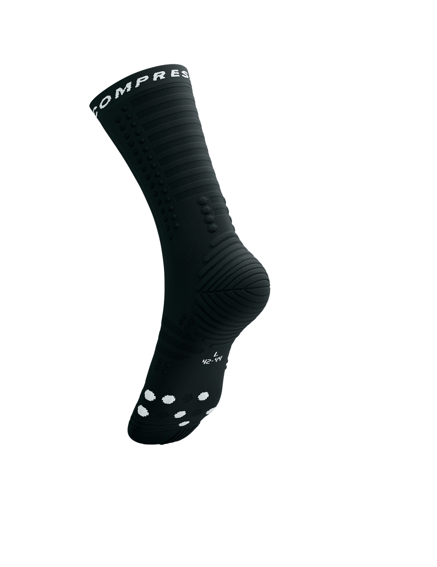 Tất Chạy Bộ Compressport Aero Socks 2.0 - Đen (Black)