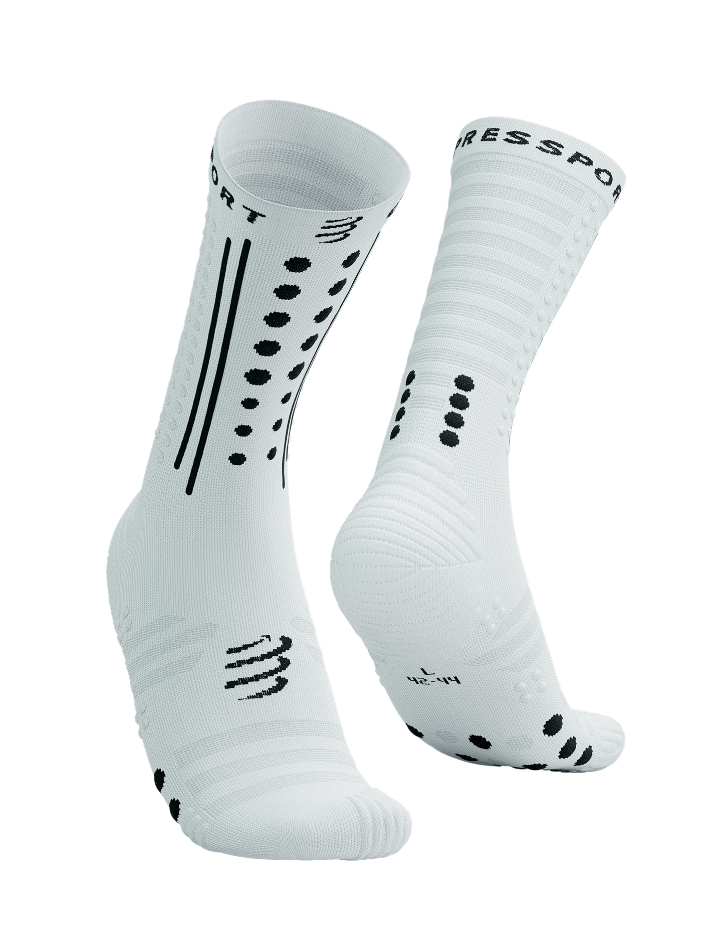 Tất Chạy Bộ Compressport Aero Socks 2.0 - Trắng (White)