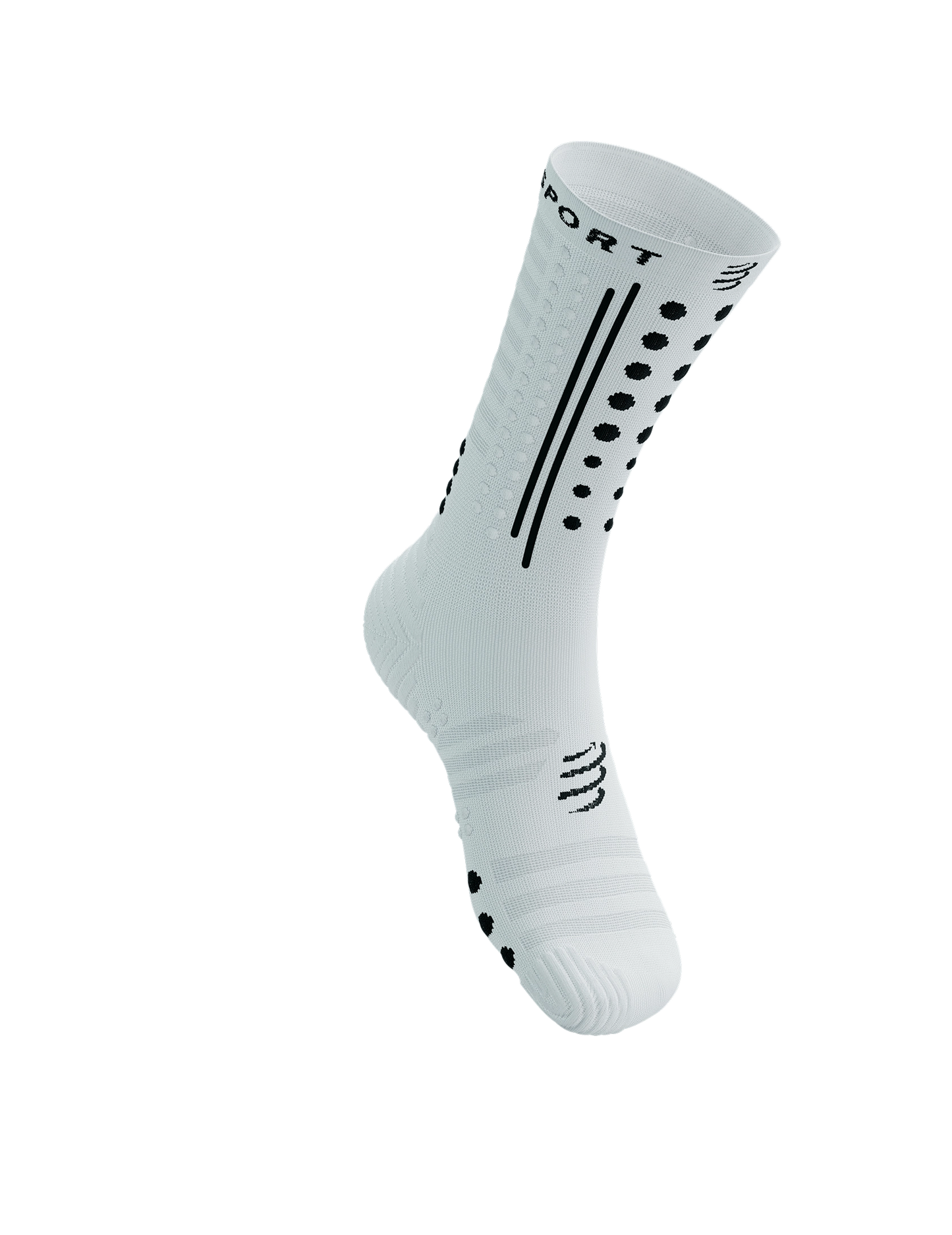 Tất Chạy Bộ Compressport Aero Socks 2.0 - Trắng (White)