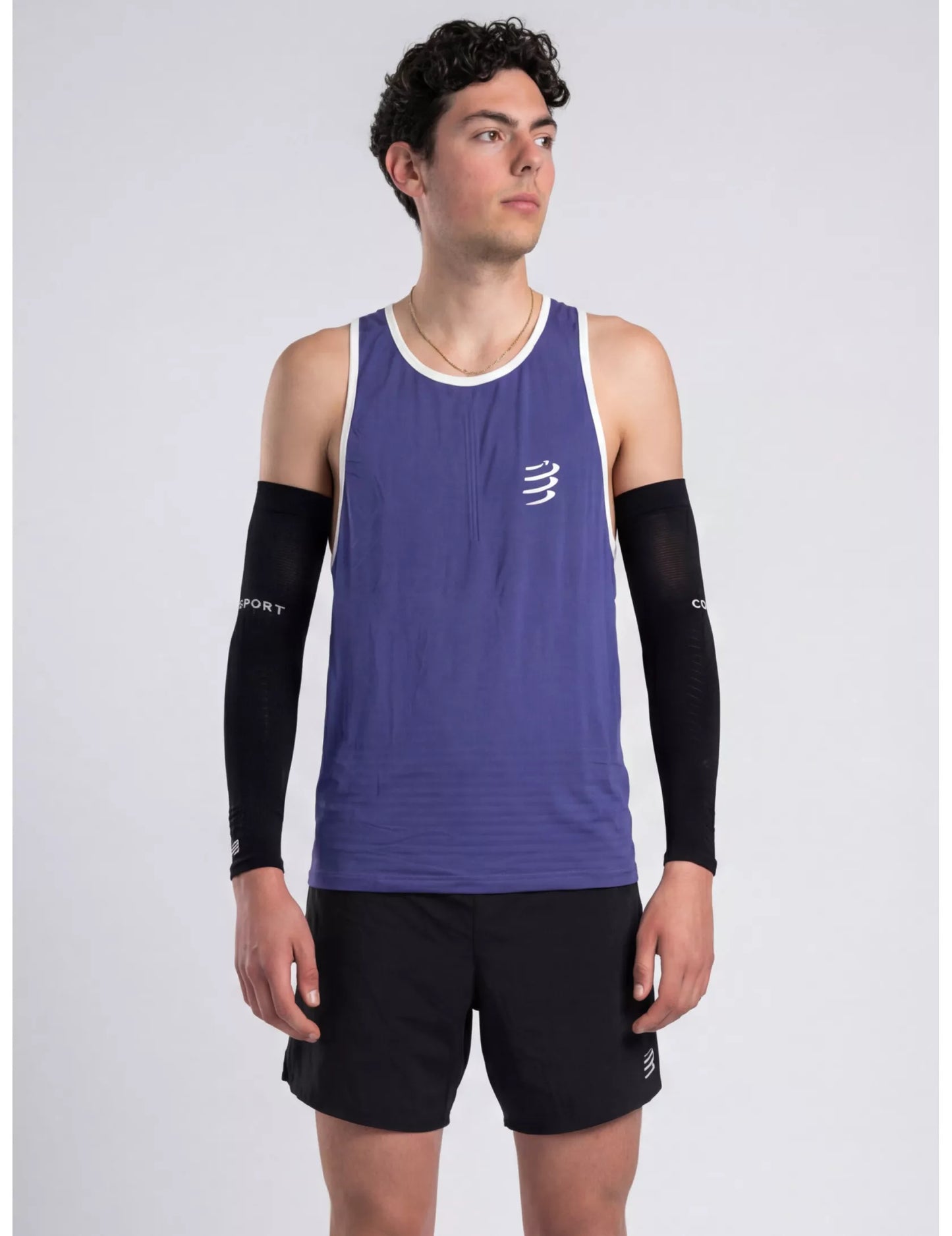 Băng bảo vệ ống tay Compressport ArmForce Ultralight - Đen (Black)