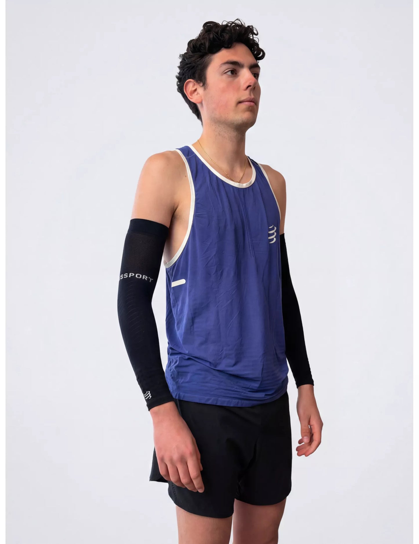 Băng bảo vệ ống tay Compressport ArmForce Ultralight - Đen (Black)