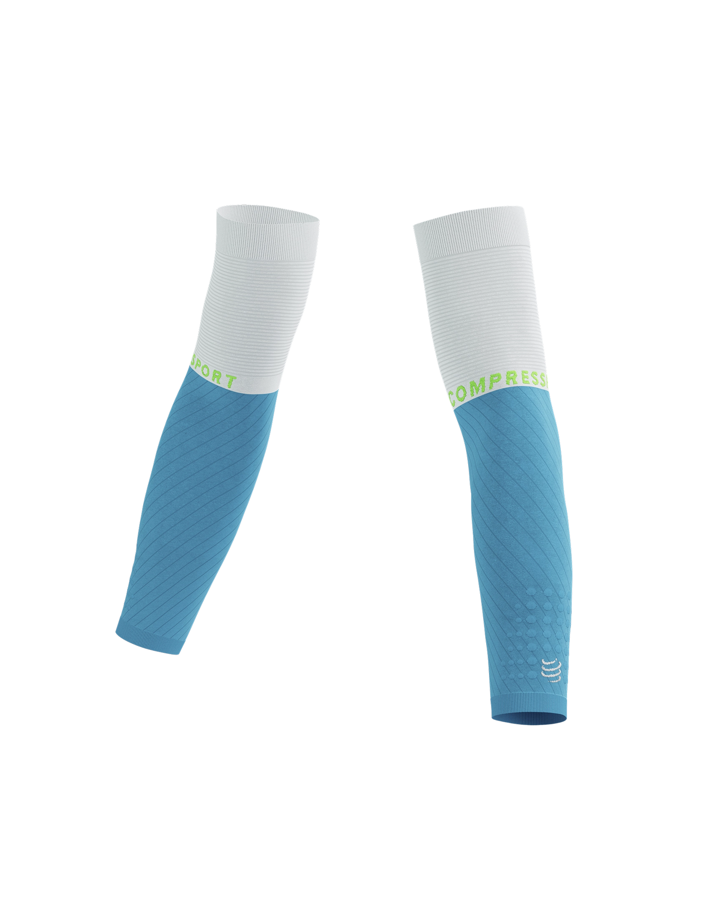 Băng bảo vệ ống tay Compressport ArmForce Ultralight - Norse Blue/Neon Green