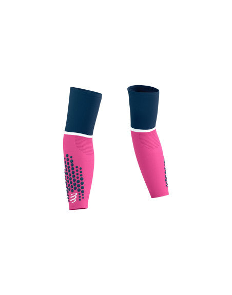 Băng bảo vệ ống tay Compressport Unisex's Arm Force Ultralight - MAGENTA/MOOD INDIGO