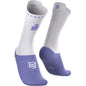 Tất đạp xe Compressport Pro Racing Socks v4.0 Bike IRONMAN - Tím Jacaranda/White