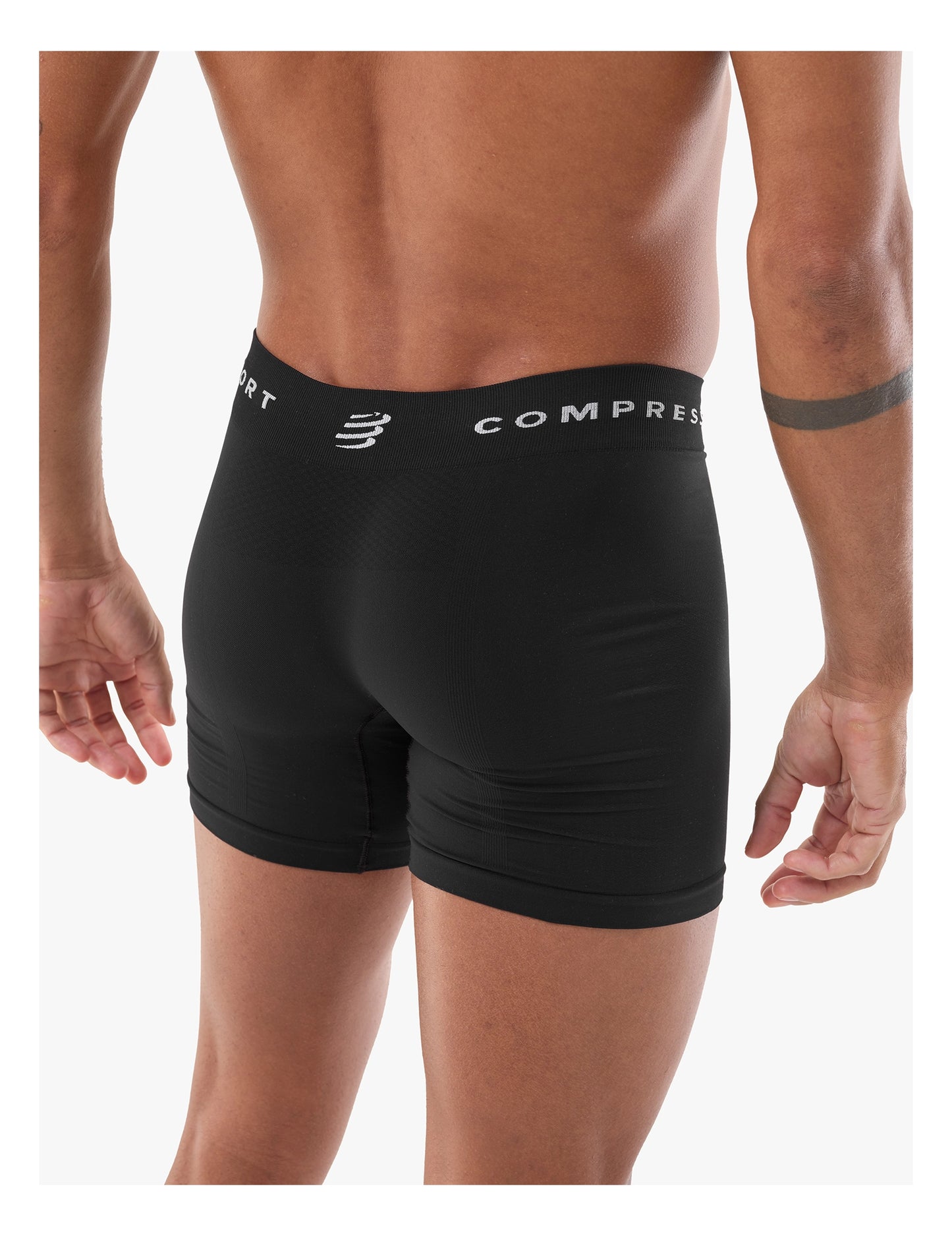 Quần Lót Thể Thao Nam Compressport Feelfree Seamless Boxer - Đen (Black)