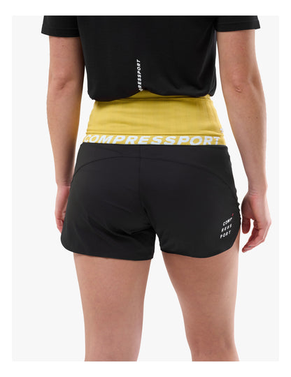 Đai chạy bộ Compressport Unisex's Free Belt - Vàng (Lemon/Ether)