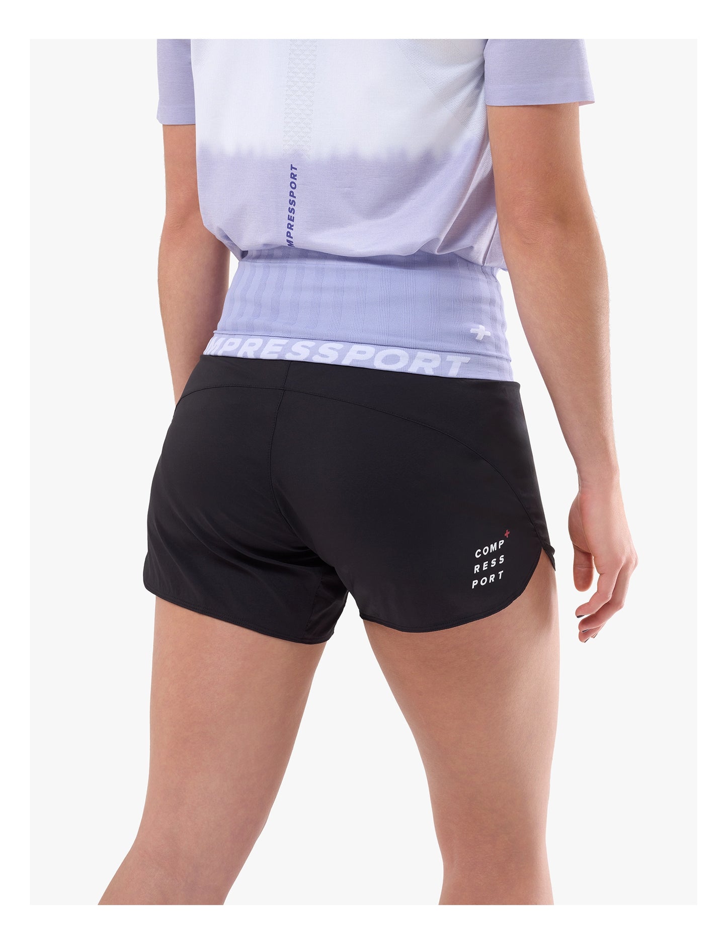 Đai chạy bộ Compressport Unisex's Free Belt - Tím (Orient Blue/Lavender)