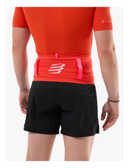 Đai chạy bộ Compressport Unisex's Free Belt Pro - Đỏ (Tigerlily/Fluo Red)