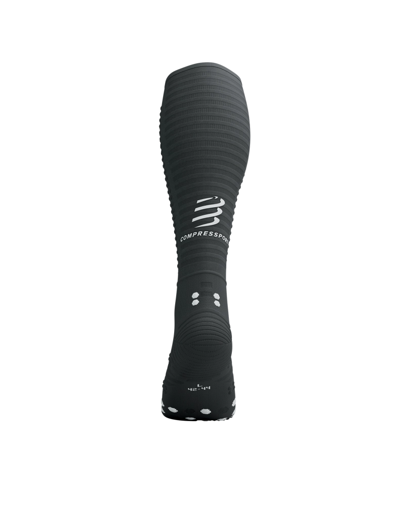 Tất chạy bộ Compressport Full Socks Aero 2.0 - Đen/Trắng (Black/White)