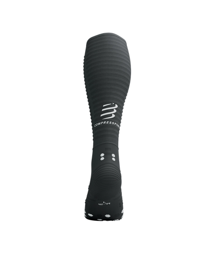 Tất chạy bộ Compressport Full Socks Aero 2.0 - Đen/Trắng (Black/White)