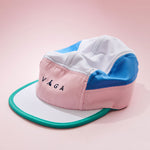 Nón VAGA - Club Cap - Ocean Green/White/Pale Pink/Postal Blue