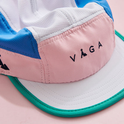 Nón VAGA - Club Cap - Ocean Green/White/Pale Pink/Postal Blue