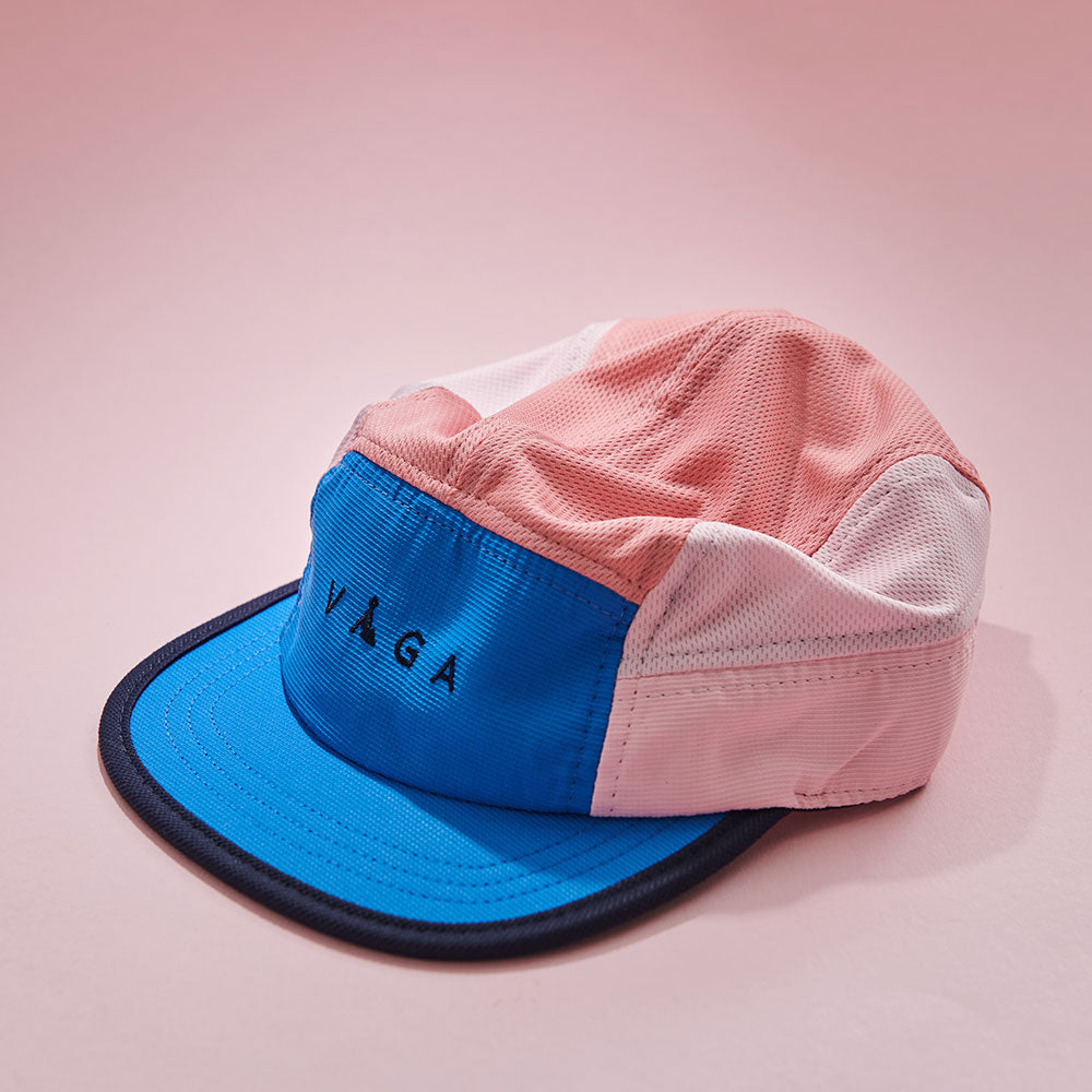 Nón VAGA - Club Cap - Postal Blue/Pastel Pink/Pink/Navy Blue