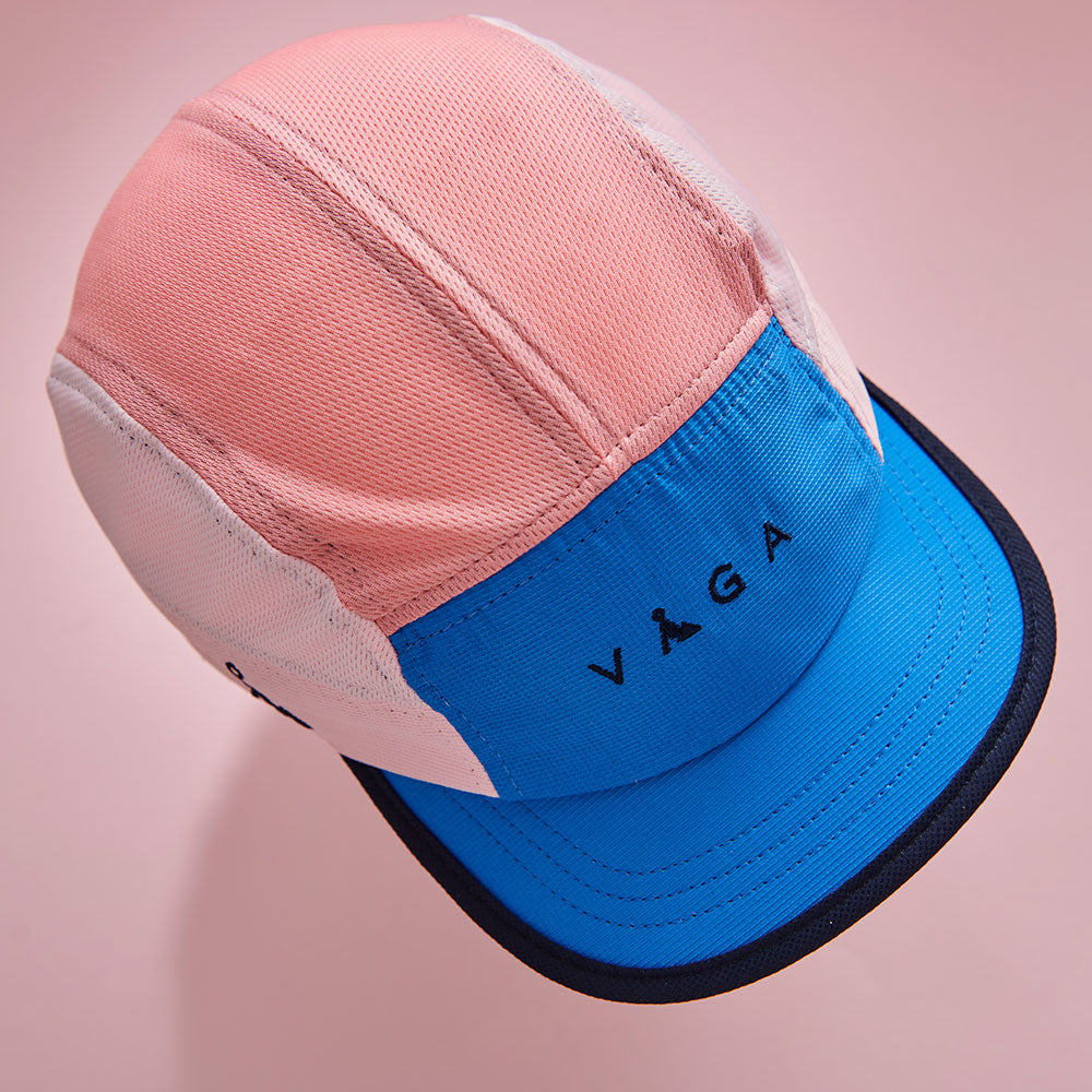 Nón VAGA - Club Cap - Postal Blue/Pastel Pink/Pink/Navy Blue