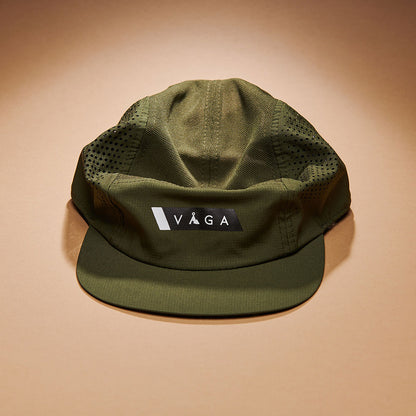 Nón VAGA - Feather Cap - Olive Green/Black/Charcoal/White