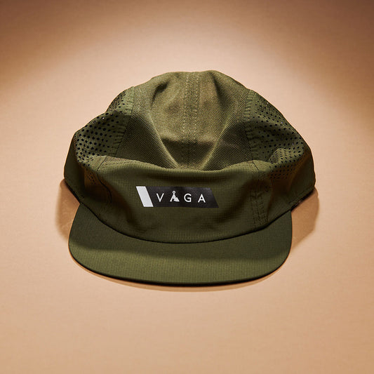 Nón VAGA - Feather Cap - Olive Green/Black/Charcoal/White