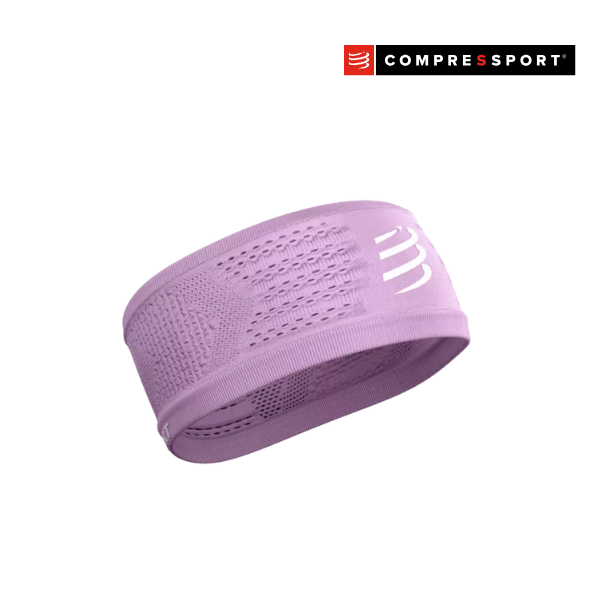 Băng đô thể thao Compressport Unisex's Headband On/Off - Hồng Orchid