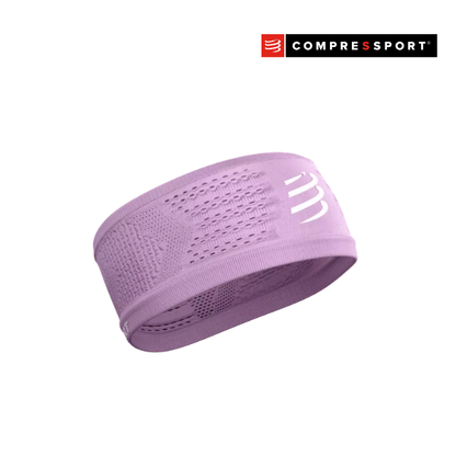 Băng đô thể thao Compressport Unisex's Headband On/Off - Hồng Orchid