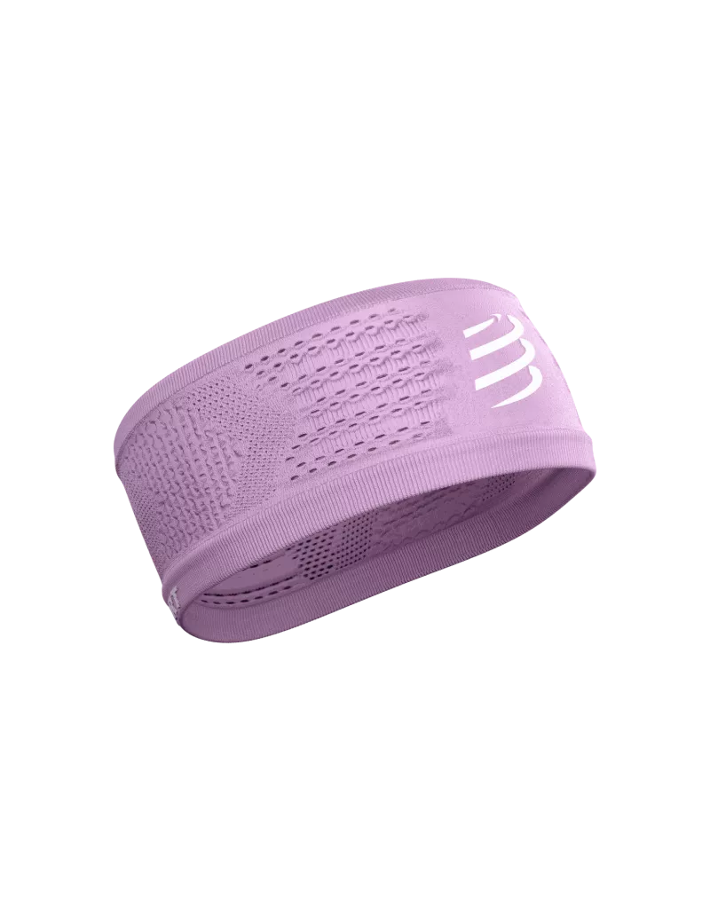 Băng đô thể thao Compressport Unisex's Headband On/Off - Hồng Orchid