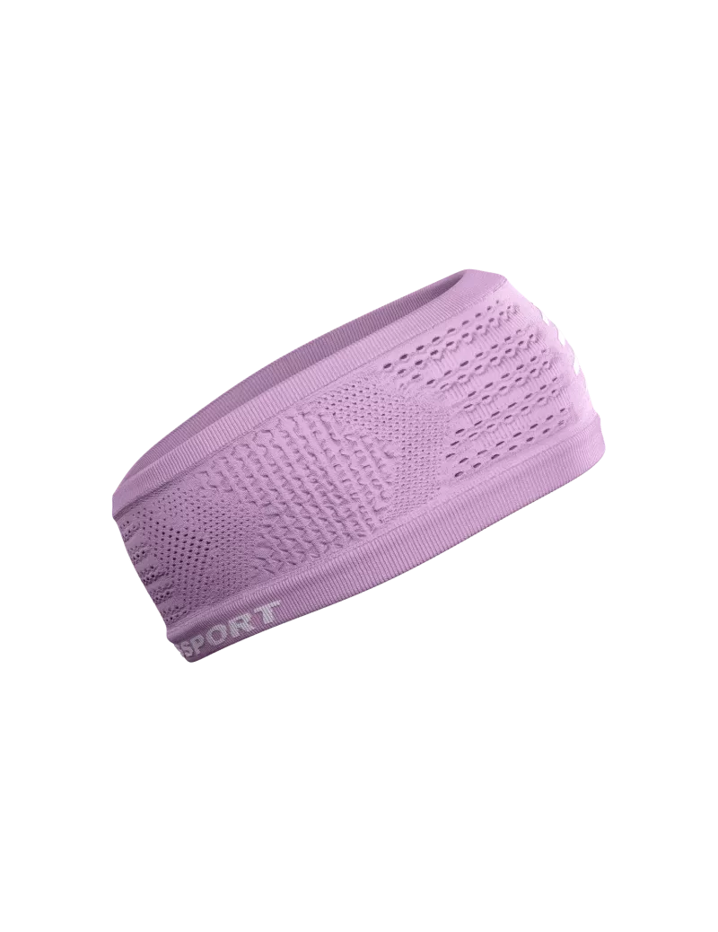 Băng đô thể thao Compressport Unisex's Headband On/Off - Hồng Orchid
