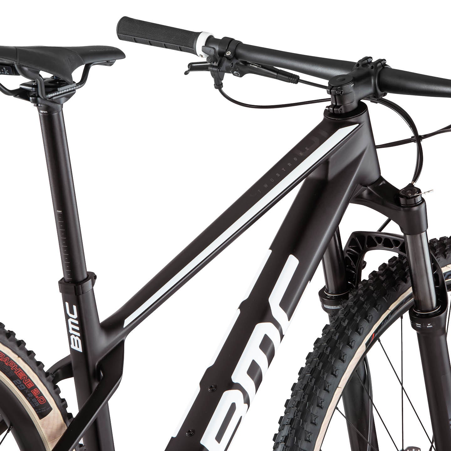 BMC - Xe Đạp Địa Hình - Twostroke 01 FIVE CARBON / WHITE – Key