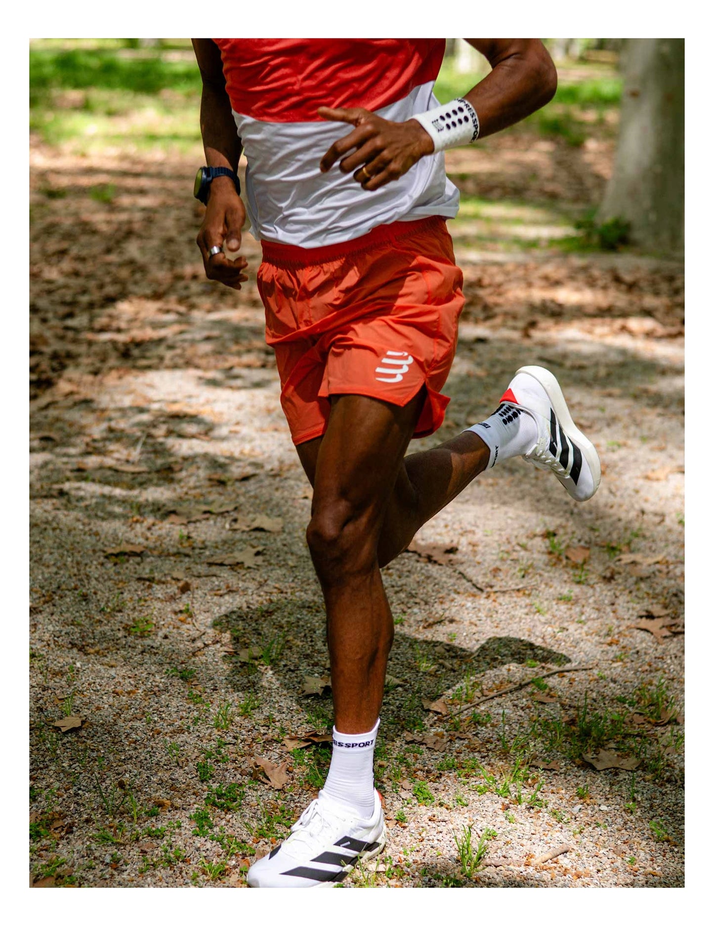 Quần Chạy Bộ Nam Compressport Performance Short - Tigerlily