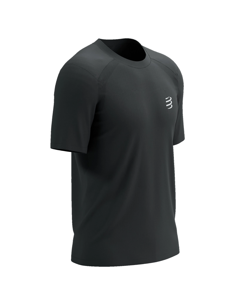 Áo chạy Bộ Nam Compressport Performance SS Tshirt - Đen