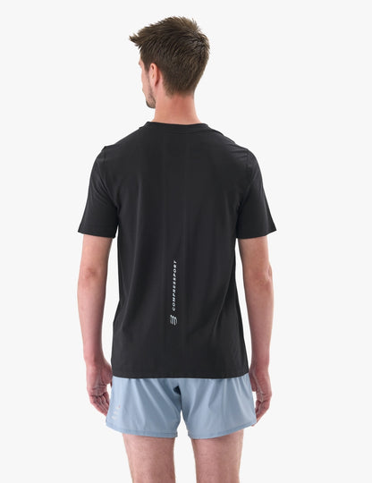 Áo chạy Bộ Nam Compressport Performance SS Tshirt - Đen