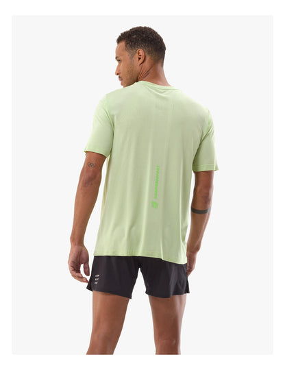 Áo chạy Bộ Nam Compressport Performance SS Tshirt - Xanh Lime
