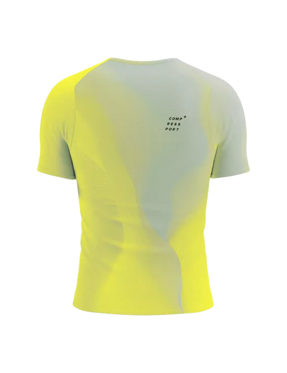 Áo chạy bộ Nam Compressport Performance SS Tshirt - Vàng (Safe Yellow)