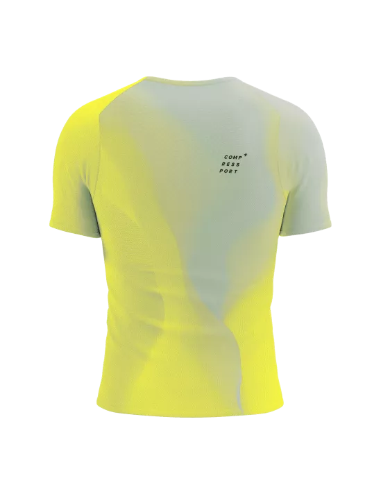 Áo chạy bộ Nam Compressport Performance SS Tshirt - Vàng (Safe Yellow)