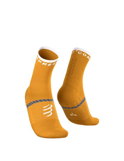 Tất Chạy Bộ Compressport Pro Marathon Socks v2.0 - Vàng Sunflower